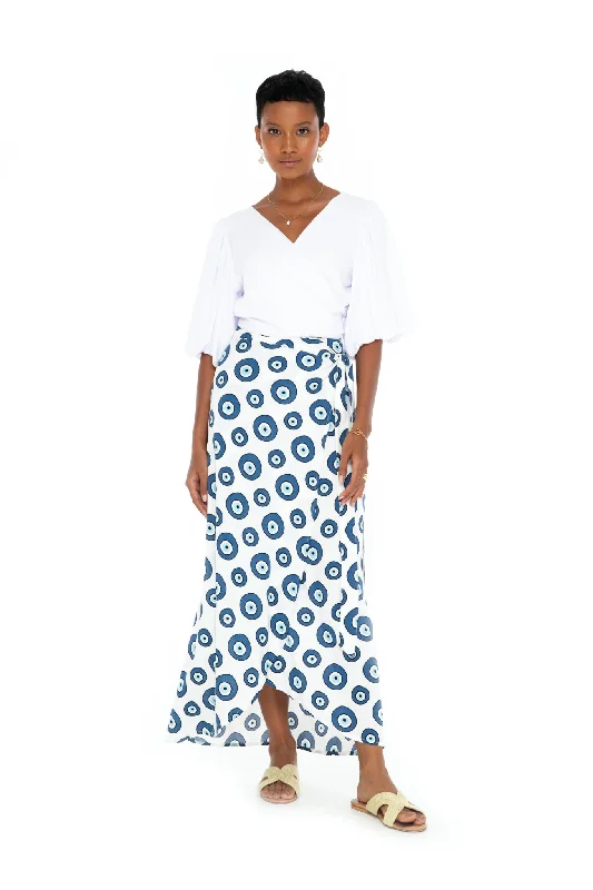 Women's Lightweight SkirtsNo Evil Long Wrap Skirt