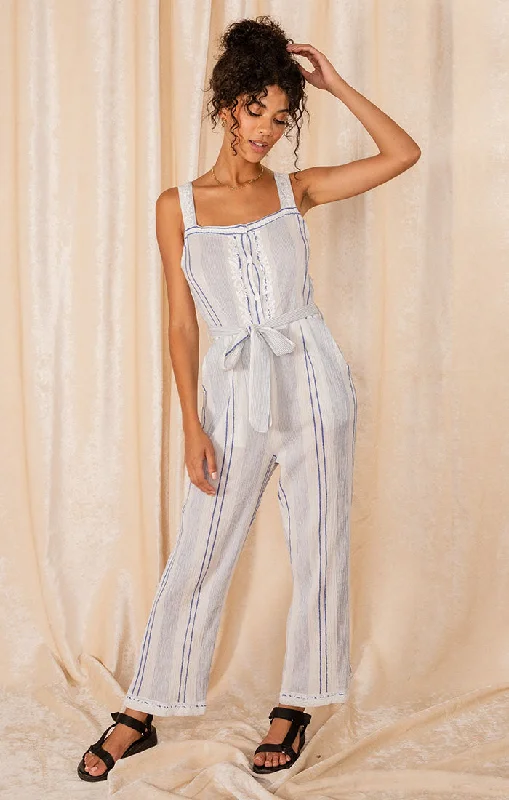 Women's Jumpsuits with High CollarAerywna Belted Jumpsuit