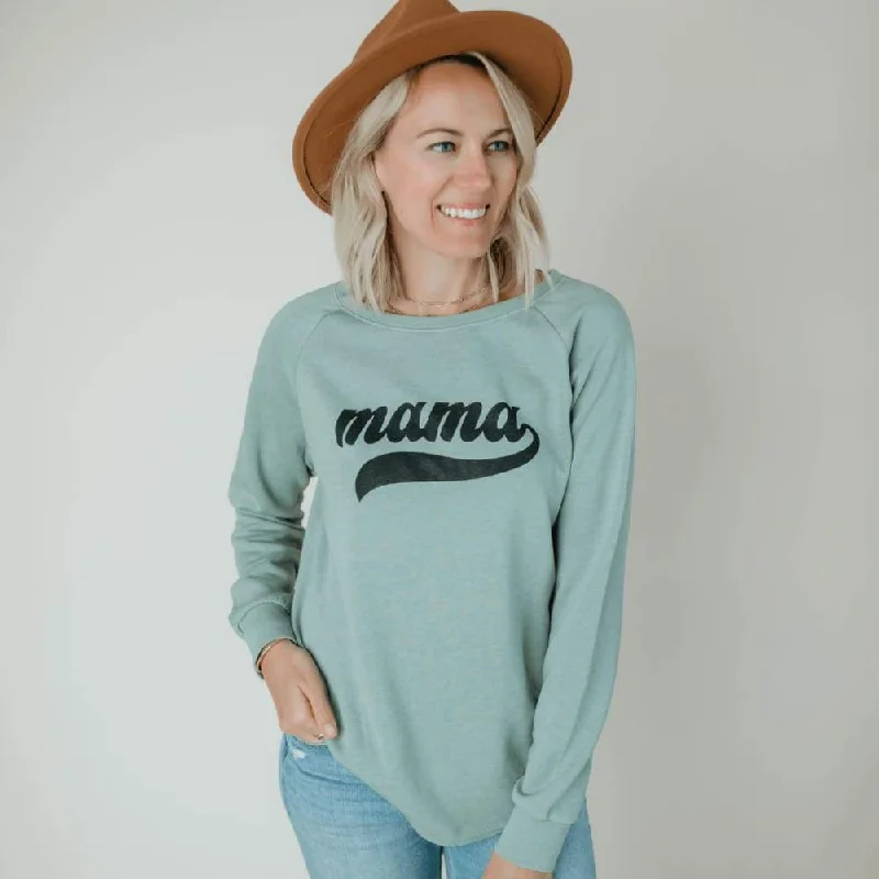 Women's Hooded Sweatshirts with Lightweight FabricMama Crew