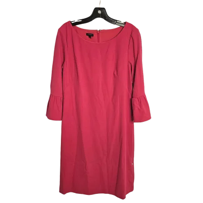 Women's Notched Collar DressesPink Dress Work Talbots, Size 8